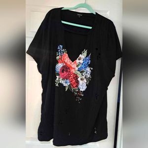 Torrid cut out tee